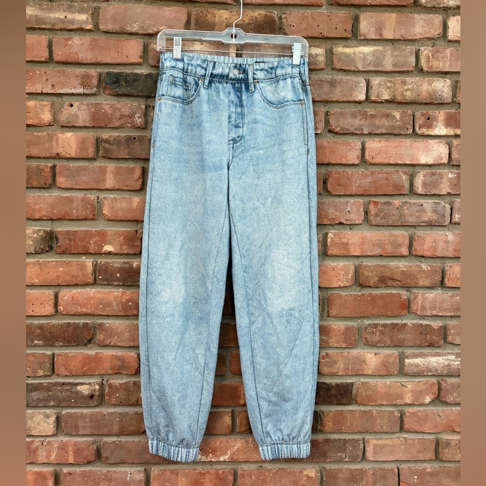 Blank NYC Light Blue Denim Sweatpants - Size XS
